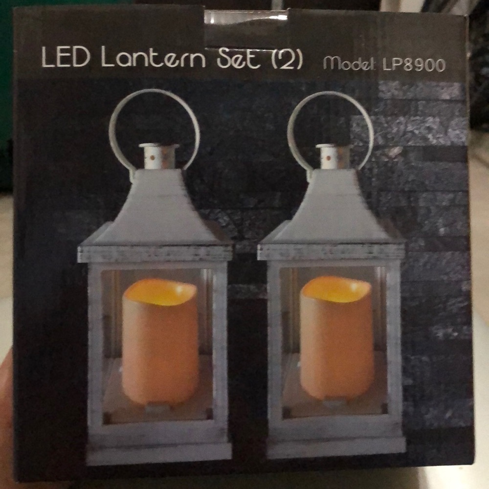 LED Lantern Set (2) w/ batteries